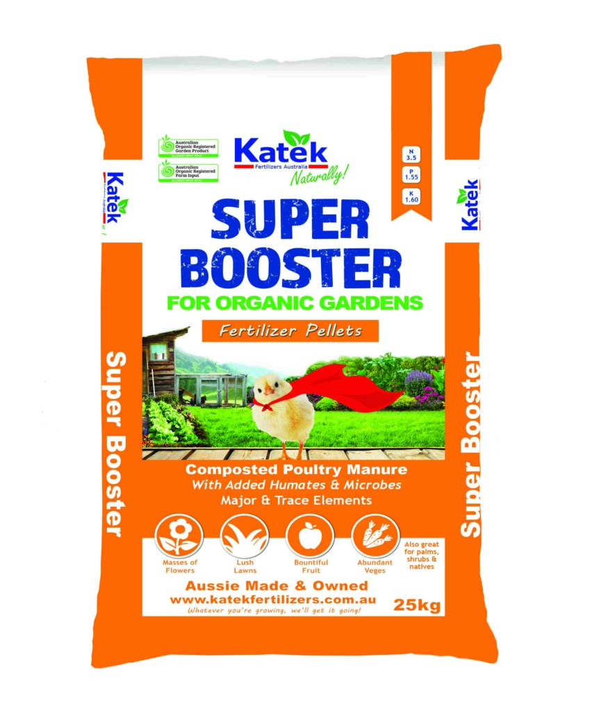 Katek’s Organic Super Booster Fertiliser - Landscaping Supplies on the Sunshine Coast