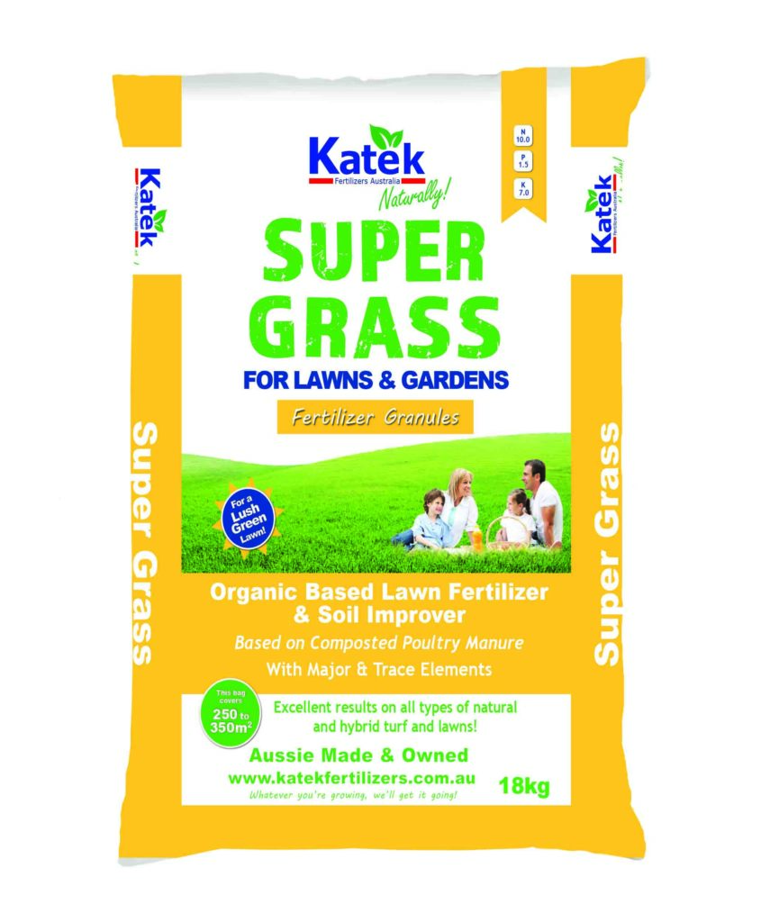 Katek Super Grass Fertiliser - Landscaping Supplies on the Sunshine Coast